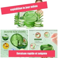 Patchs yeux anti-cernes Aloe Vera 60 pièces Hydrogel Hydratant