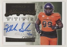 2019 Sage Auto Gold 7/10 Khalen Saunders #SA49 Auto 0q3