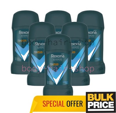 Rexona Men Cobalt Dry MaxPro Stick Deodorant 6-Pack Fresh Scent Odor Protection
