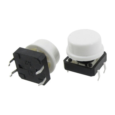 5x Druckknopf B3F Omron Schlüssel WEISS Elektronischer Arduino Prototyp...