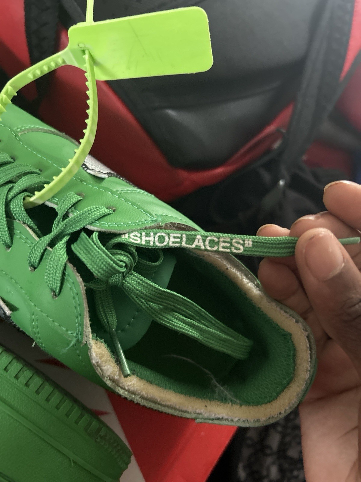 OFF WHITE X NIKE Nike X Off White Brooklyns Air Force 1 SOLO RITIRO