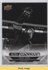 2024-25 Upper Deck Series 2 UD Canvas Black & White Brent Burns #C187 READ v0q