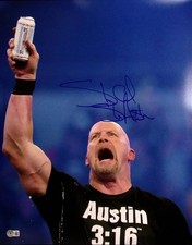 Stone Cold Steve Austin Signed 16x20 Photo BAS COA WWE Legend Picture Auto'd 745