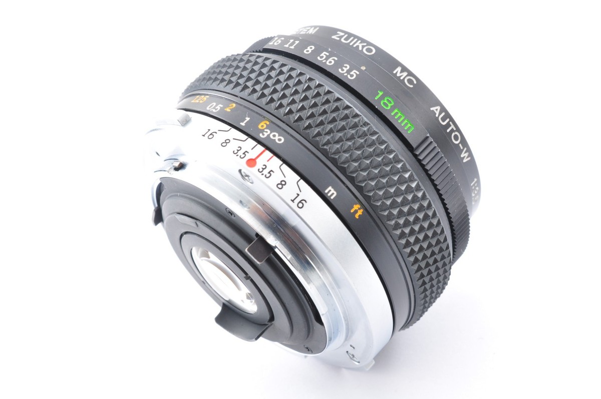 Olympus OM System Zuiko MC Auto-W 18mm F3.5 Wide Angle Lens From