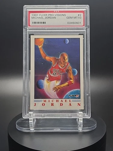 1991 FLEER PRO-VISIONS MICHAEL JORDAN #2 PSA 10 GEM MINT - HOT CARD!!!