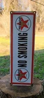 Texaco No Smoking Gasoline vintage Retro gas pump porcelain sign