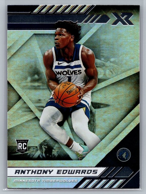 2020-21 Panini Chronicles XR ANTHONY EDWARDS #295 Timberwolves Silver RC