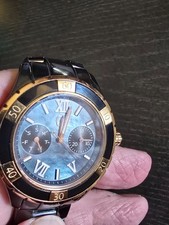 GUESS Gc X69004L2S Sport Class XL-S GLAM Damenuhr  - schwarzes Edelstahlgehäuse