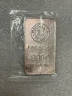 Rare! Vintage Mario Villa Milano 1 Troy Oz .999 Fine Silver Bar-Original Plastic