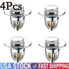 4X Universal Magic Drain Sink Stopper Instantly Replace Broken Stoppers US STOCK