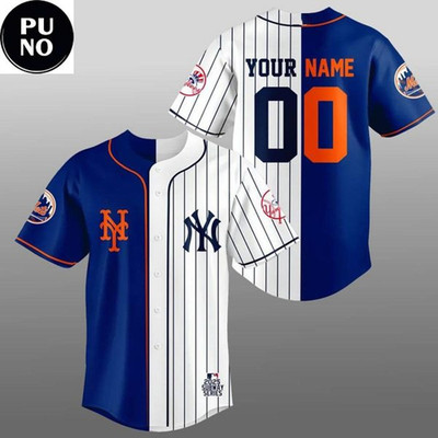 Personalized Name - Yankees x Mets 2026 Subway Baseball Jersey - All Size