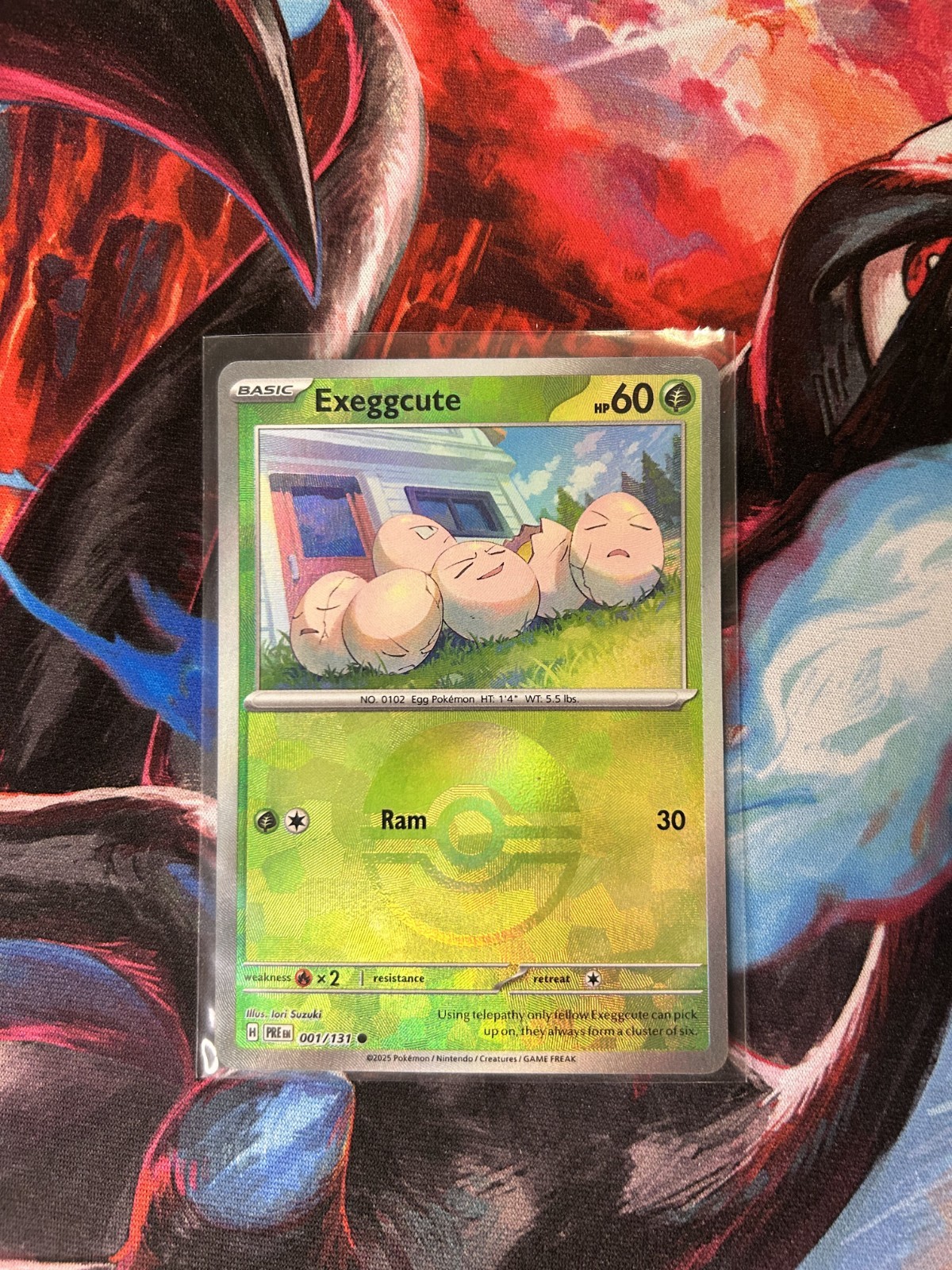 Exeggcute (Poke Ball Pattern) 001/131 Sv: Prismatic Evolutions Holo-NM