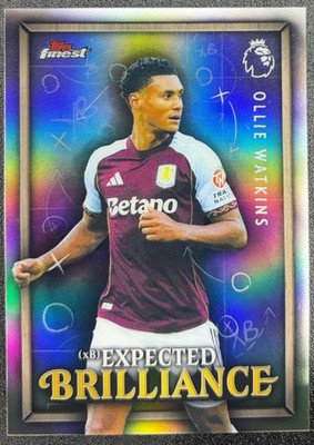 Topps Finest Premier League 25/26 Ollie Watkins Expected Brilliance Aston Villa