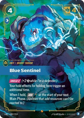 Riftbound: Unleashed Blue Sentinel (V.1 - Epic), Englisch, NM