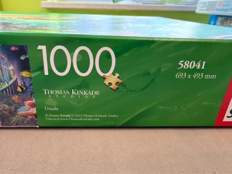 Schmidt Puzzle 1000 Teile Disney Ursula 58041 Thomas Kinkade Studios - Bild 2 von 3
