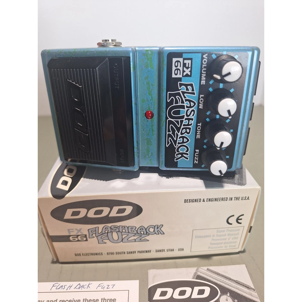 DOD FX66 FLASHBACK FUZZ【ファズ】 箱有り 【公式通販】