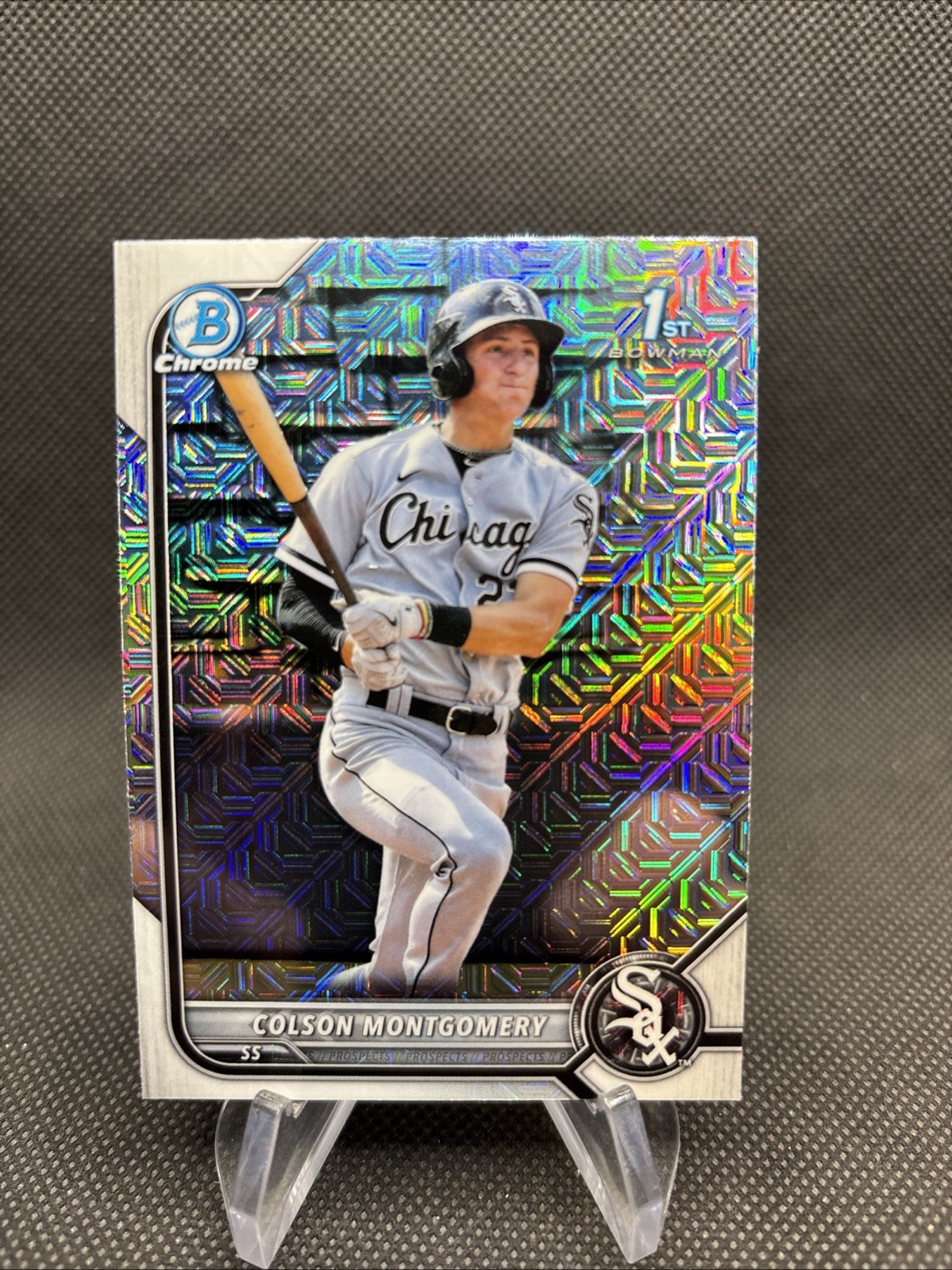 2022 Bowman Chrome Colson Montgomery 1st Bowman Mojo Refractor BCP-71 Prospect