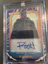2026 Topps Finest Fantastic Four Finest Autographs #FA-PH Purple/75 (Mole-Man)