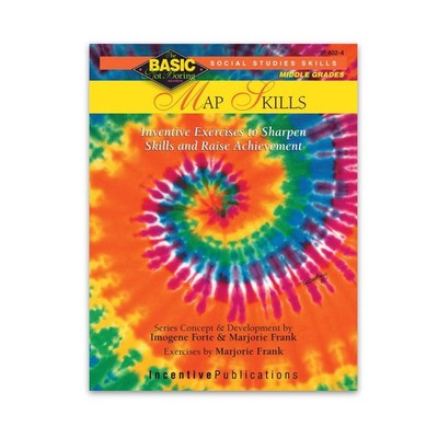 Map Skills BASIC/Not Boring 6-8+: Inventive Exercises to Sharpen Skills and ...