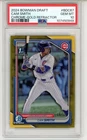 2024 Bowman Draft Chrome Cam Smith 1st Gold Refractor /50 PSA 10 GEM (JA)