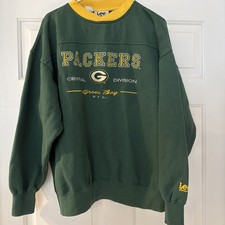 Vtg. 90 s Green Bay Packers Lee Sports Embroidered Crewneck Sweatshirt XL