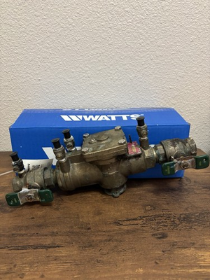 #ad Watts Backflow Prevention LF009M2QT 1” Reduced Pressure Zone RPZ Assembly Bronze $94.99