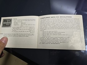 Authentic Clu Clu Land NES MANUAL ONLY