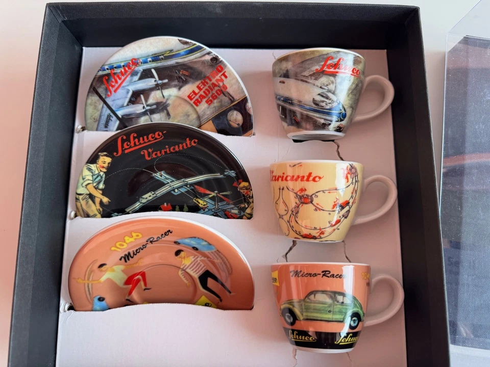 Original Schuco Espressotassen Set II Micro-Racer / Radiant / Varianto-Bahn - Bild 2 von 3