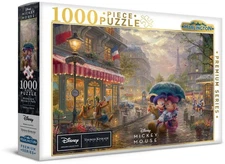 Thomas Kinkade - Disney - Mickey and Minnie in Paris Puzzle, 1000 Piece - Harlin