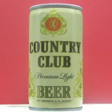 Country Club Beer Can Not In Bcca Tab Book Pearl San Antonio Texas V71 B/O H/G