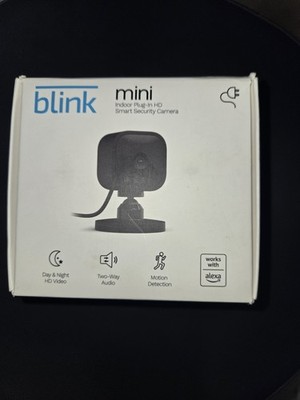 Brand New Sealed Box Blink Mini Indoor HD Security Camera 1080P Wi-Fi BCM00300UB