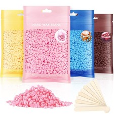 Hard Wax Beads, Professional Beads for Hair Removal 400g with...