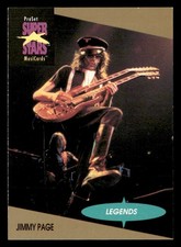 1991 Pro Set SuperStars MusiCards #18a Jimmy Page Set Break