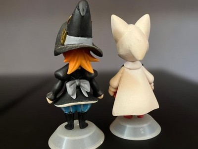 FINAL FANTASY TRADING ARTS Mini 3体セット Final Fantasy 3 Trading Arts Mini Job Figure Set (6 Figures
