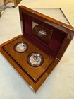 10th Anniversary 2007 W-Platinum Eagle Set  RARE MINT COINS gold / Silver