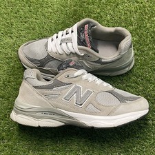 Size 7 - New Balance 990v3 Made in USA Grey Silver Womens Shoes