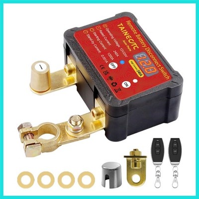 240A with Led Voltage Display, Ultra-Low Standby Current 0.001A, Anti Theft a...