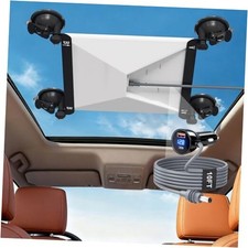 Starlink Mini Suction Cup Mount with 3 in 1 Car Charger, Secure Satellite