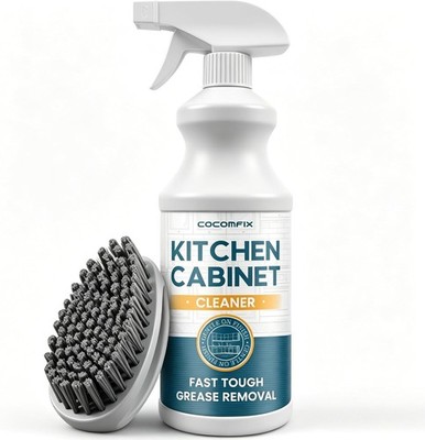 Kitchen Cabinet Cleaner, Tough & Gentle Degreaser for Wood, Painted Kitchen