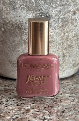L'oreal Paris Jet Set Quick Dry Nail Enamel 472 FULL BLOOM ~0.5 oz Perle