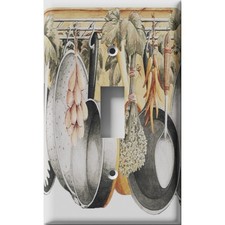 Hanging Cookware Decorative Light Switch Plate Cover Outlet Wall Plate