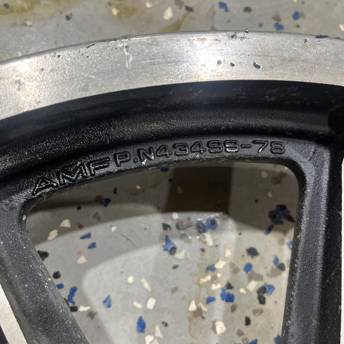 1978 Harley-Davidson AMF Front 9 Spoke Wheel Rim Lowrider 1978 Harley-Davidson AMF Front 9 Spoke Wheel Rim Lowrider