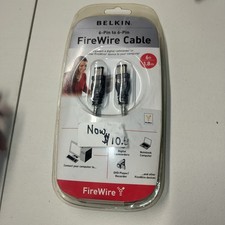 Belkin 6 Pin to 4 Pin Firewire Cable - 6ft / 1.8m - New in Package - IEEE 1394