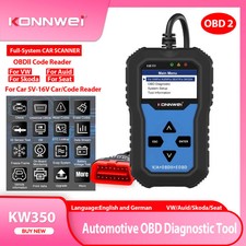 KW350 FullSystems OBD2 Car Diagnostic Tool OBD Scanner ABS Reset Diagnostic Tool