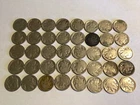Buffalo nickel 40 coin roll - dateless or unclear dates - free shipping
