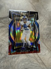 Concourse Blake Corum #9 Black & Red Shock Prizm (RC)