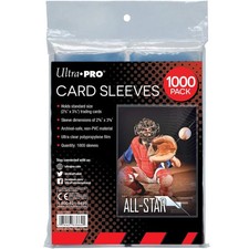 Ultra Pro: Clear Card Soft Sleeve Standard 2.5" x 3.5" 1000 Pack Penny Sleeves