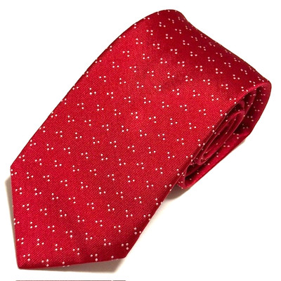 Ted Baker London Tie Archive Red 3 Dots Slim Modern Elegance Stylish Designer