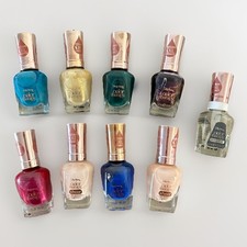 Lot Of 9 Sally Hansen Nail Polish Color Therapy Argan Oil .5 oz
