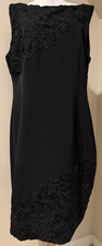 TAHARI Womens Black Evening Occasion Dress - Sz 14